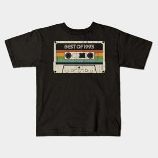 Vintage Best of 1993 26th Birthday Cassette Kids T-Shirt